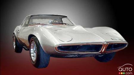 Pontiac Banshee concept, three-quarters front